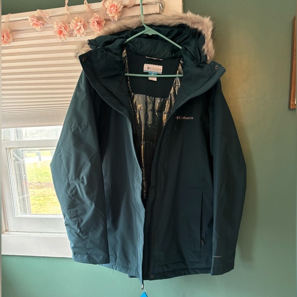 NWT Columbia Women’s Plus Ava Alpine Insulated Jacket 1x “night wave” blue - Picture 2 of 16